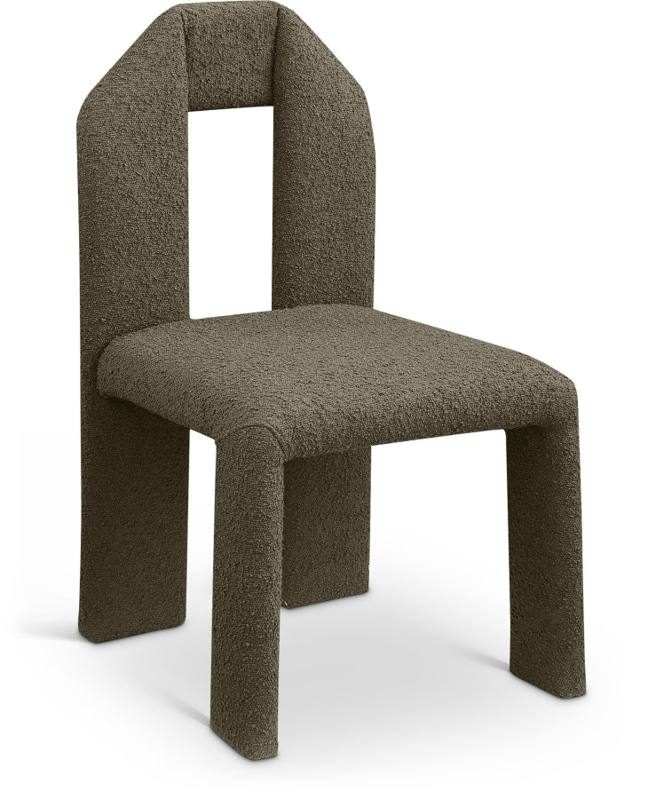 Bennett Boucle Fabric Dining Chair - Modern Upholstered Accent Chair for Dining Room, Kitchen, or Office - Comfortable & Stylish Seating for Home Decor