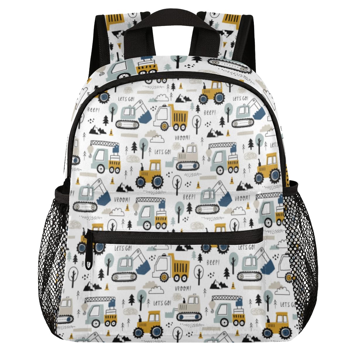 **Excavator Toddler Backpack for Boys & Girls - Lightweight Waterproof Preschool Bookbag for Kindergarten, Travel & School - Perfect for Little Kids' Daily Use & Outdoor Adventures**