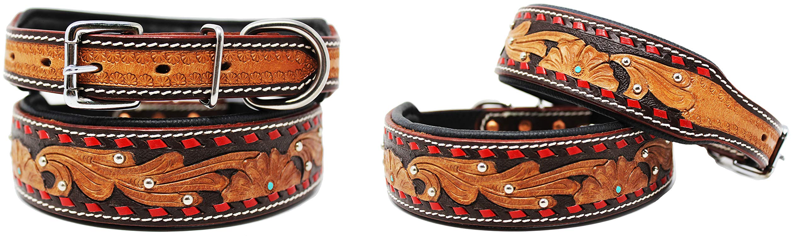 **Genuine Cow Leather Padded Dog Collar for Puppies & Small Dogs – Adjustable, Durable, Comfortable – Perfect for Daily Walks, Training & Outdoor Adventures**