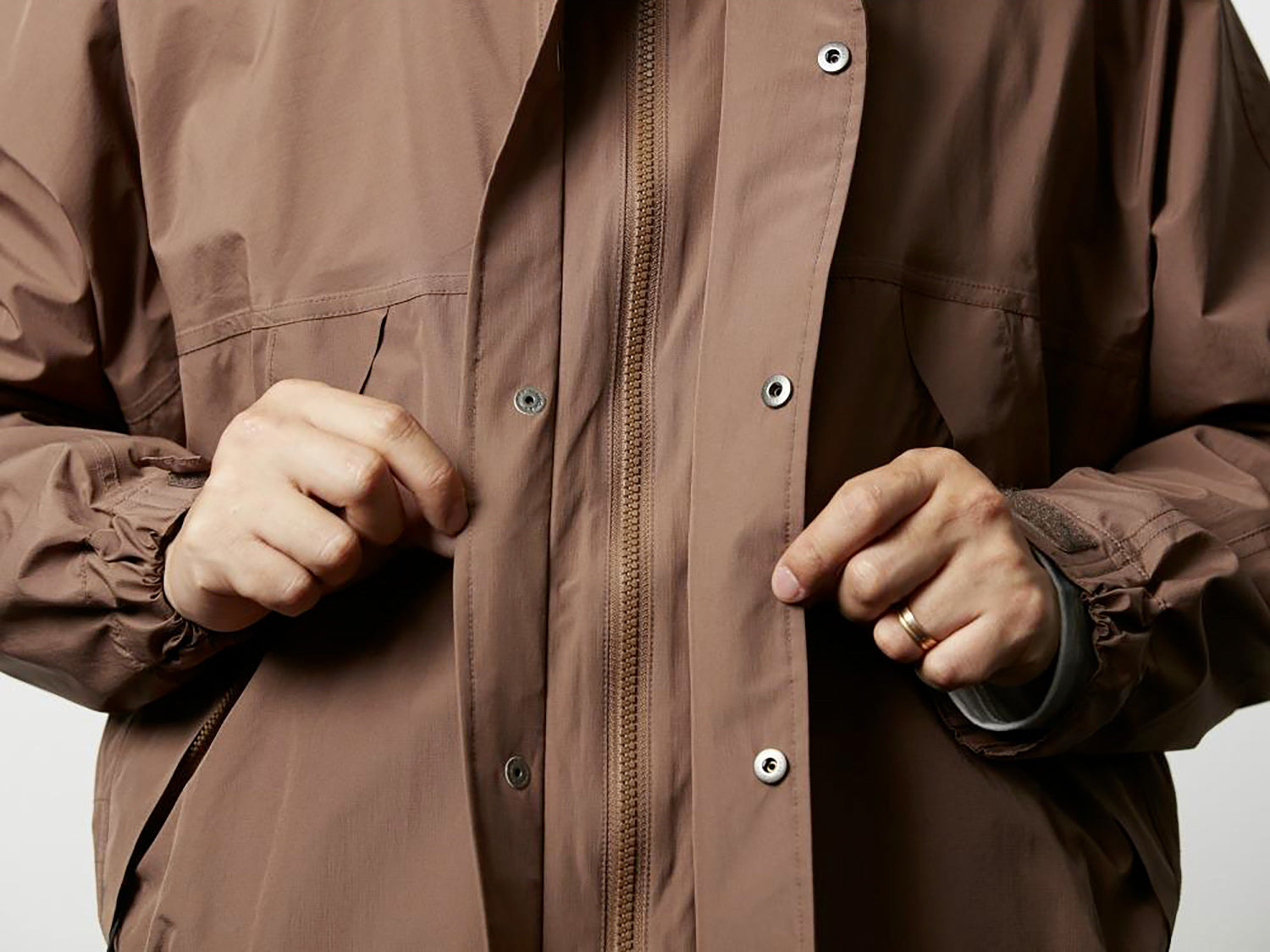 2.5L Flat Coat for Men - Lightweight Waterproof Jacket for Outdoor Activities & Daily Wear