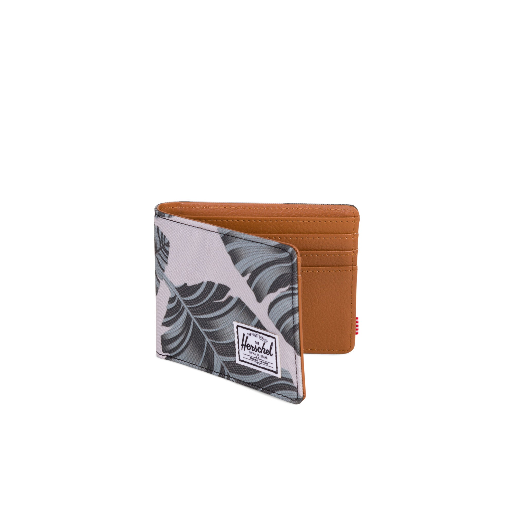 Herschel Hank Wallet - Slim RFID Blocking Leather Wallet for Men & Women - Silver | Perfect for Travel, Everyday Use & Minimalist Lifestyle