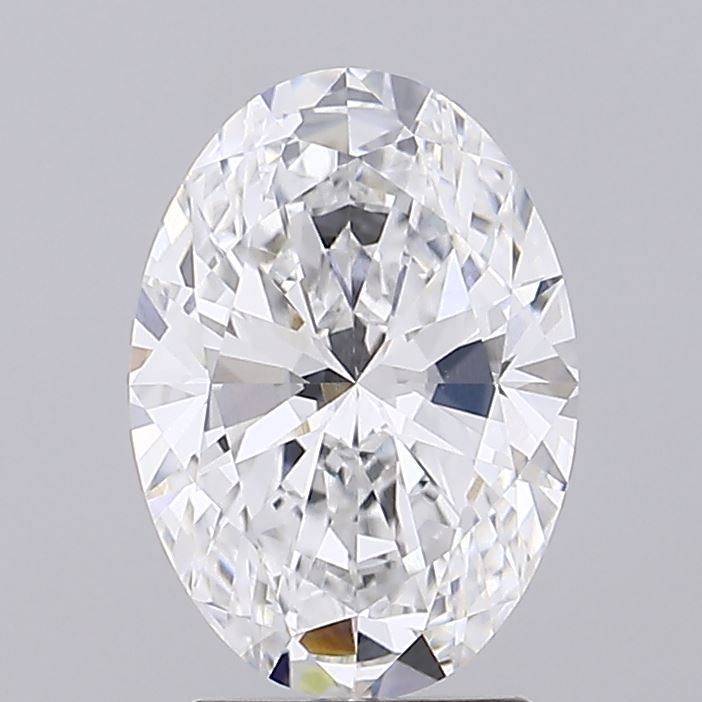 2.7 Carat D Color VVS2 Clarity Oval Lab-Grown Diamond for Engagement Rings & Fine Jewelry
