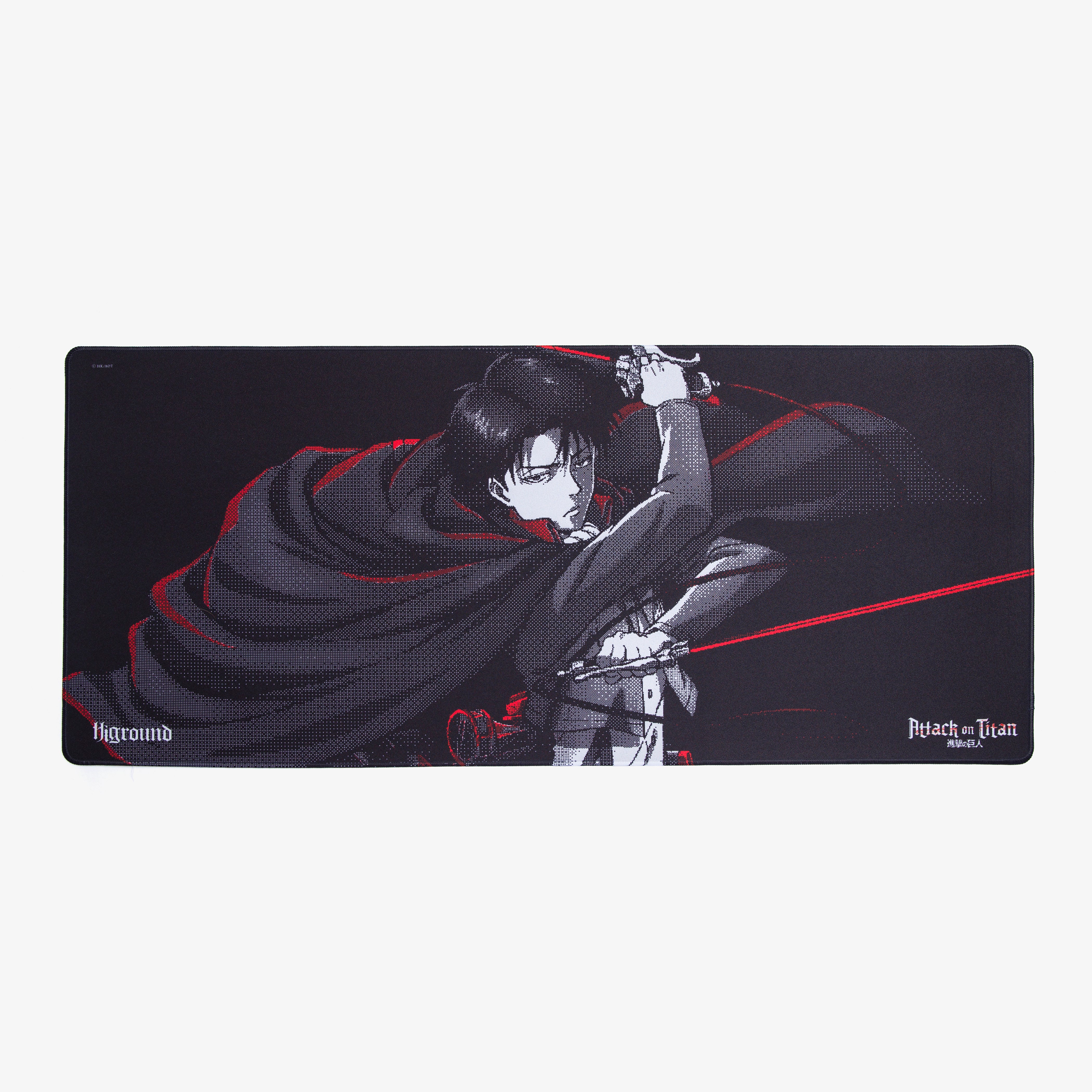Attack on Titan x Higround Levi Mouse Pad - Anime Gaming Mousepad for PC & Laptop - Perfect for Gaming, Office & Anime Fans