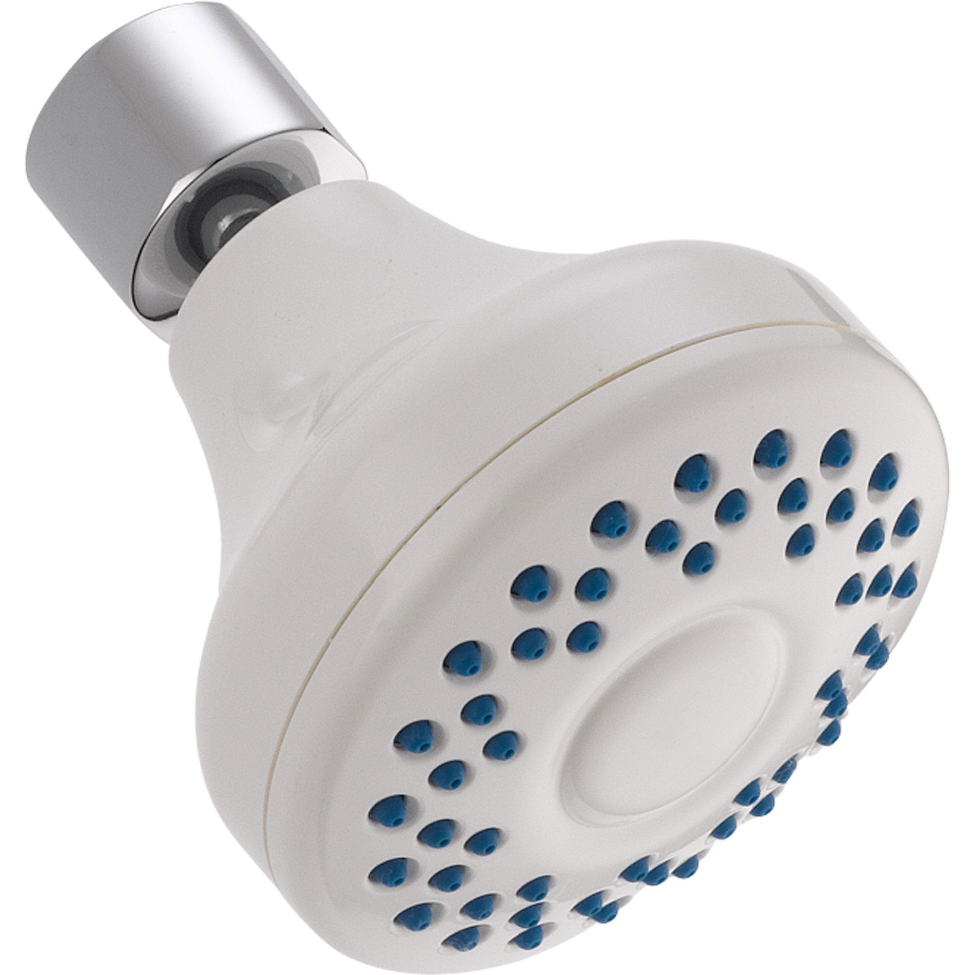 Delta 1-Spray 2-7/8 Inch White Showerhead Model 572981 - Perfect for Bathroom Renovation & Spa-Like Shower Experience