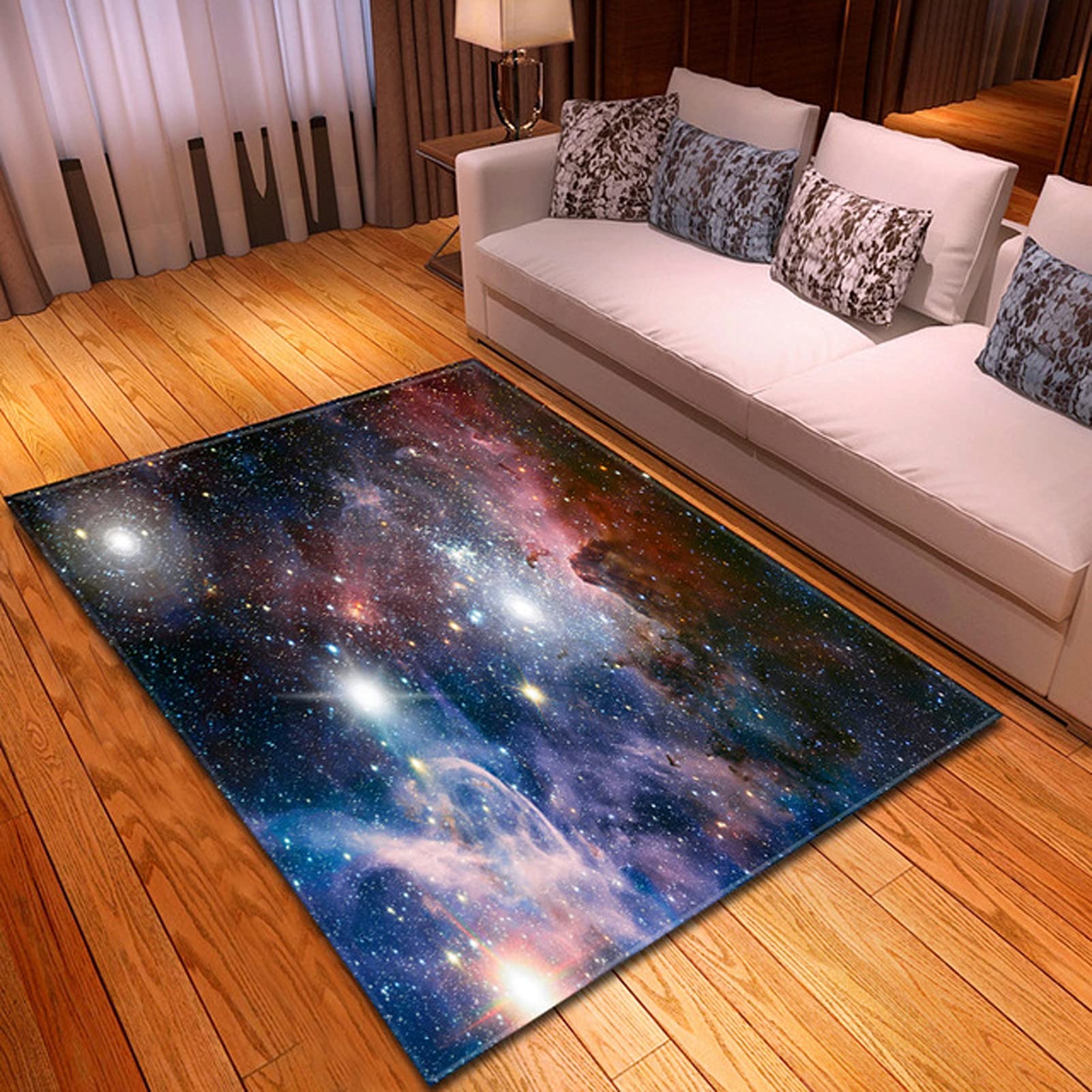 Soft Modern Area Rugs for Bedroom & Living Room - Non-Slip Rectangular Floor Mat (48x72 Inches) - Artistic Home Decor for Cozy Spaces
