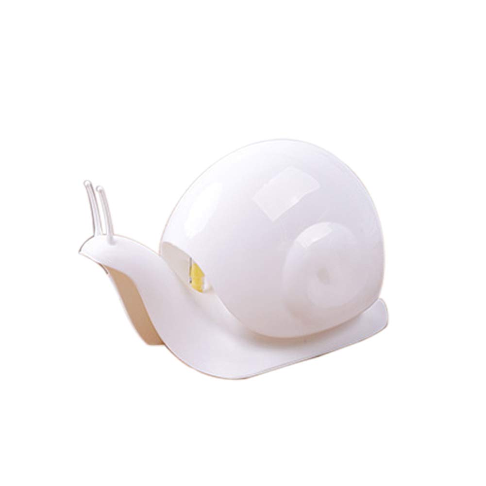 Snail-Shaped Press-Type Liquid Soap Dispenser - 120ml White PP Hand Wash Dispenser for Bathroom, Kitchen & Travel | Home, Hotel & Office Use