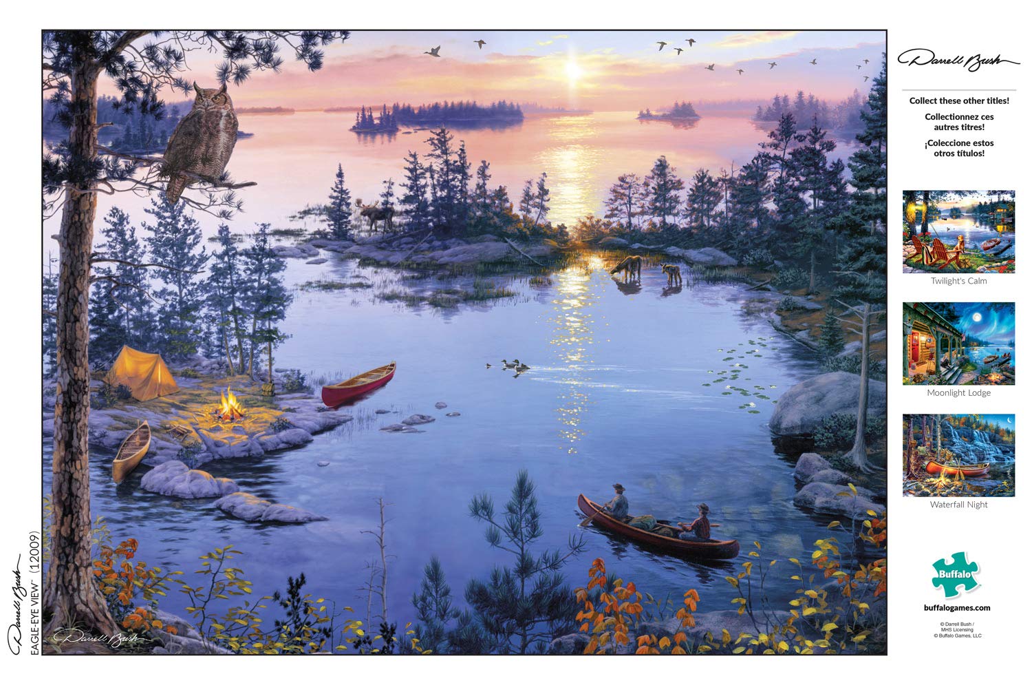 Buffalo Games 1000-Piece Eagle-Eye View Jigsaw Puzzle for Adults & Family Game Night
