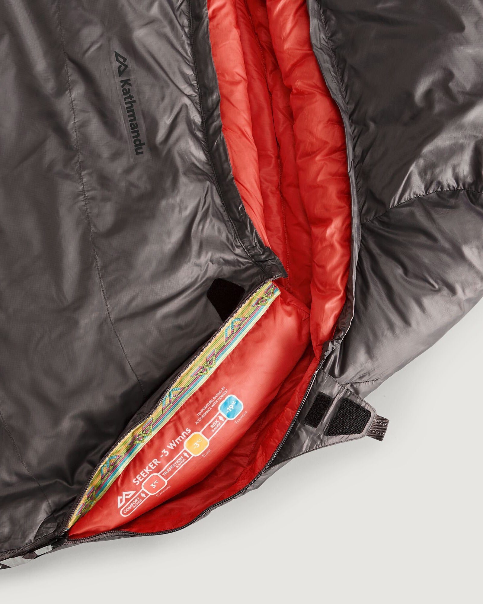 Women's Seeker 3 Lightweight Sleeping Bag - Ultra Warm & Compact for Camping, Hiking & Backpacking - Light Quartz Color