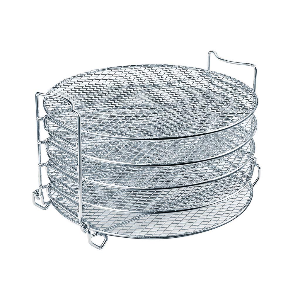 Ninja Foodi Dehydrator Rack Accessories for 6.5 & 8 Quart Pressure Cooker & Air Fryer - 5-Tier Stackable Stainless Steel Cooking Rack for Drying Fruits, Vegetables, and Jerky