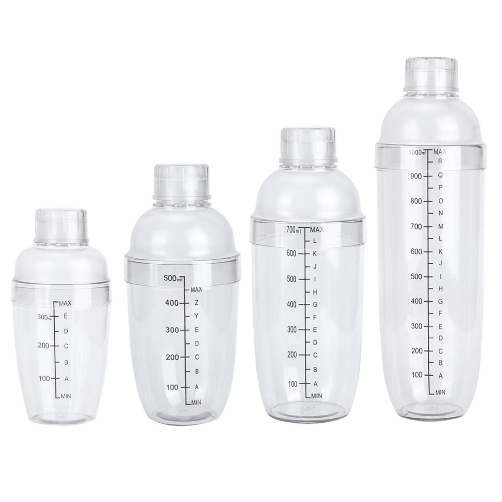 700ml Plastic Shaker Cup with Scale - Multi-Purpose Mixing Bottle for Protein Shakes, Cocktails, Juice & Wine - Perfect for Home, Gym & Travel