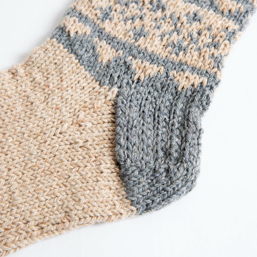 Fair Isle Socks Knitting Pattern PDF - Downloadable Knitting Accessories for Cozy Winter Wear & Handmade Gifts