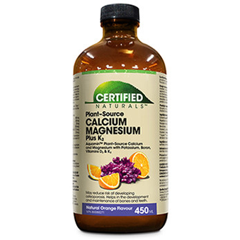 Certified Natural Calcium Magnesium + Boron, K2 & D3 Liquid Supplement - Supports Bone Health, Muscle Function & Immune System - Ideal for Daily Wellness & Active Lifestyles