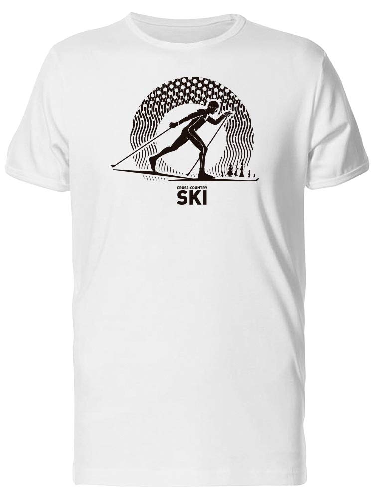 Men's Cross Country Ski T-Shirt - Comfortable & Breathable for Outdoor Winter Sports & Activities