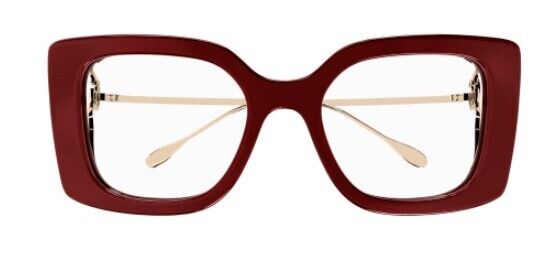 Gucci GG1567O 003 Burgundy Oversize Square Women's Eyeglasses - Fashionable Prescription Glasses & Sunglasses for Women - Perfect for Work, Reading & Outdoor Activities