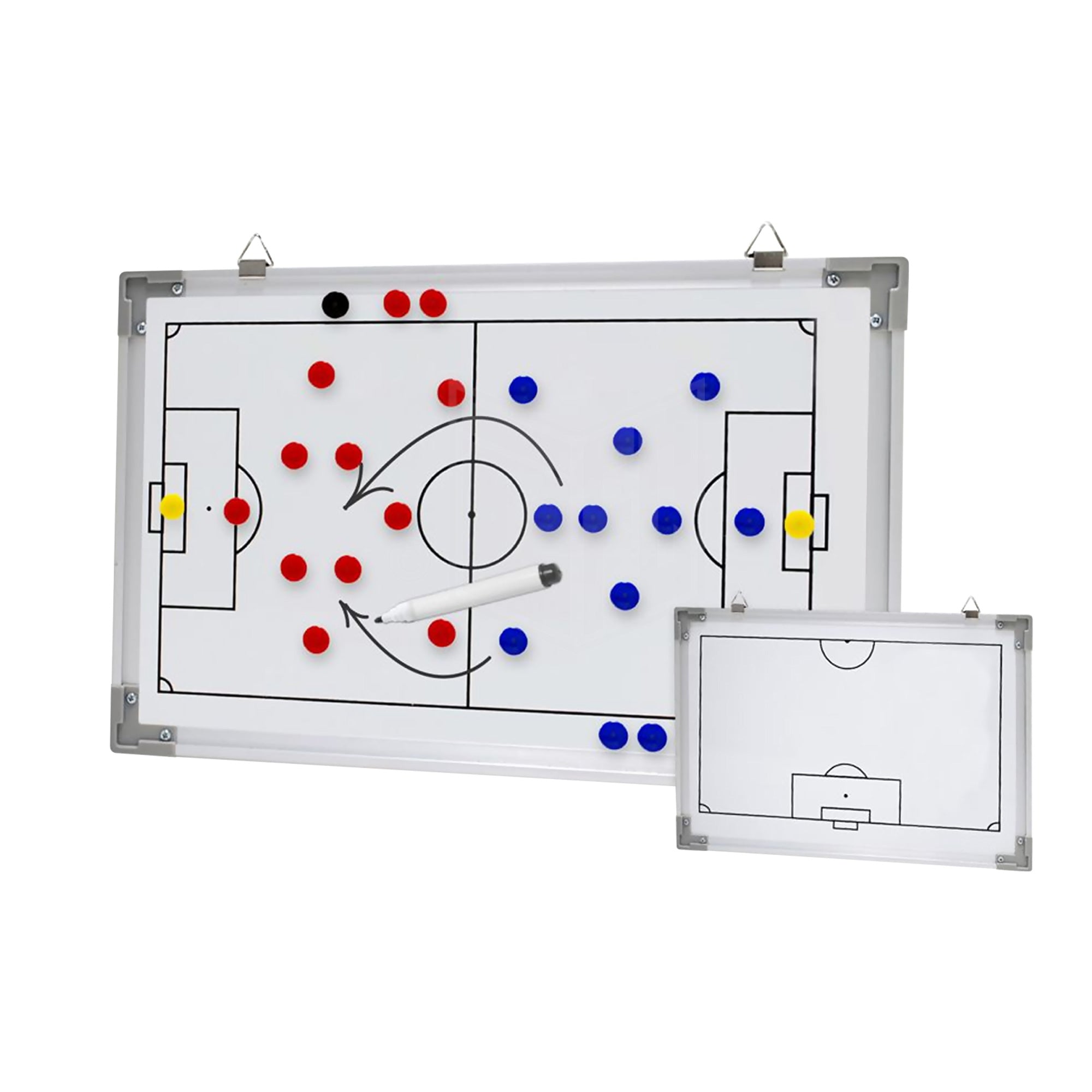 FC Tactic Board 90cm x 60cm - Magnetic Soccer Coaching Whiteboard with Dry Erase Surface - Perfect for Football Training Sessions, Team Strategy Planning & Coaching Drills