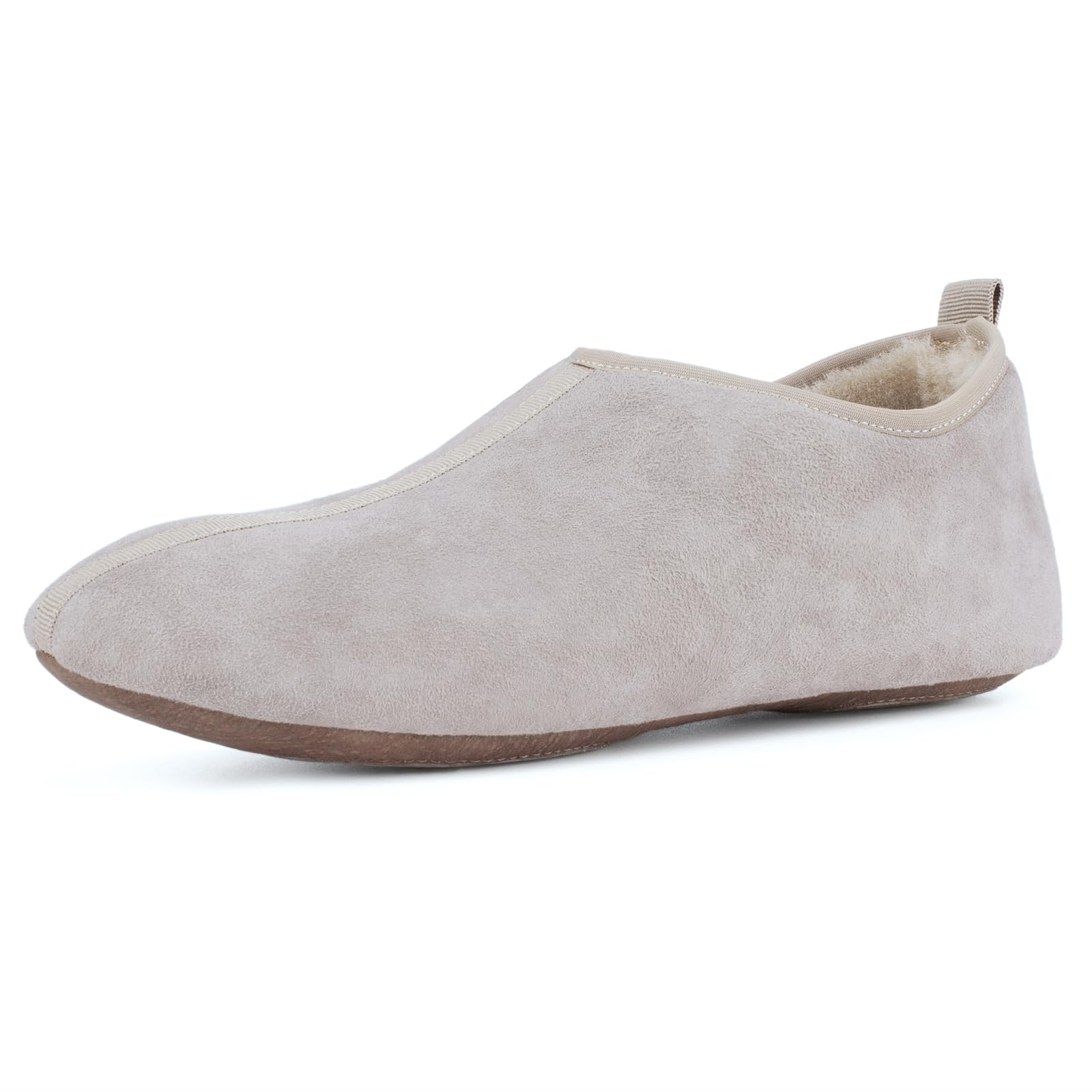 Parfeying Unisex Sheepskin House Slippers - Soft Shearling Lamb Wool Indoor Slippers for Women & Men - Cozy Home, Office & Hotel Slippers