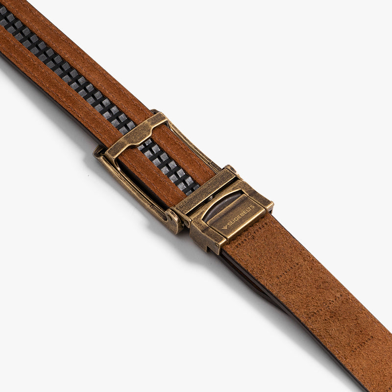 Premium Woodland Full Grain Leather Belt for Men - Durable & Stylish Casual & Dress Wear - Perfect for Outdoor Adventures, Office & Everyday Use