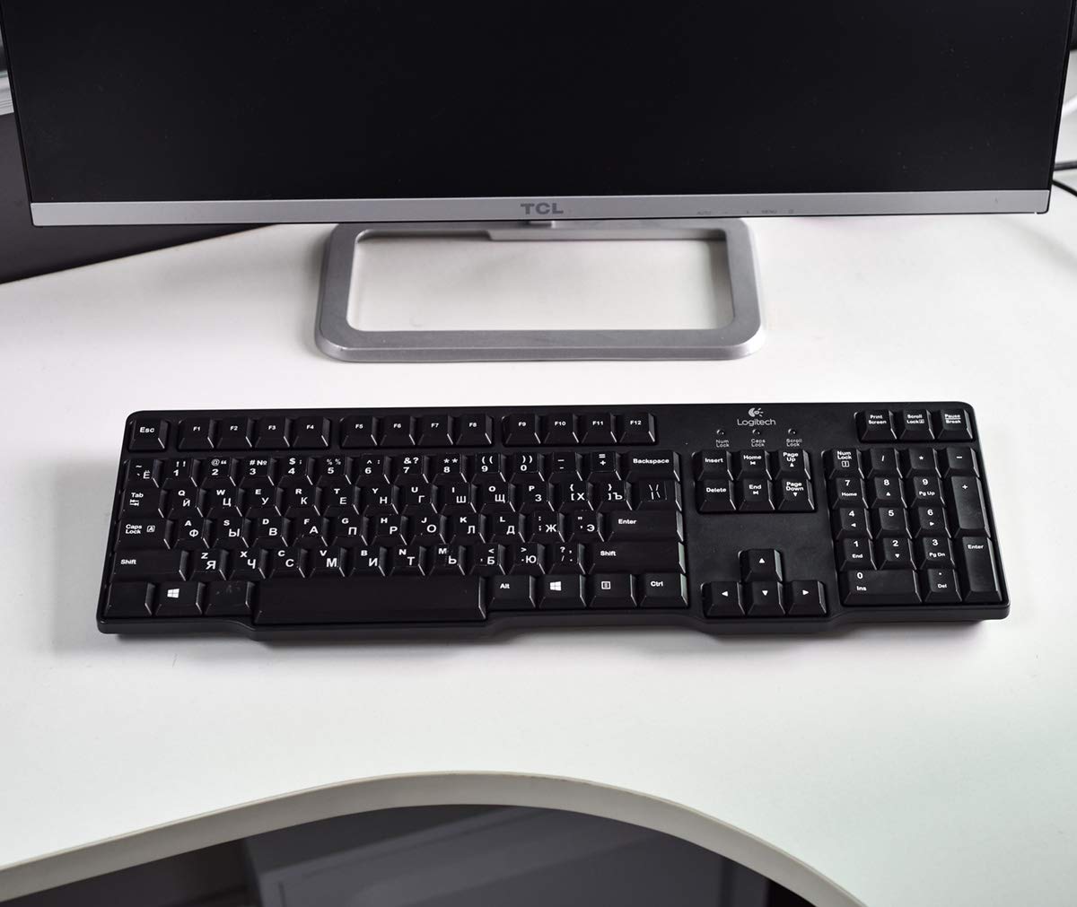 Russian Keyboard Stickers - Cyrillic Alphabet for PC & Laptop - Home & Office Use