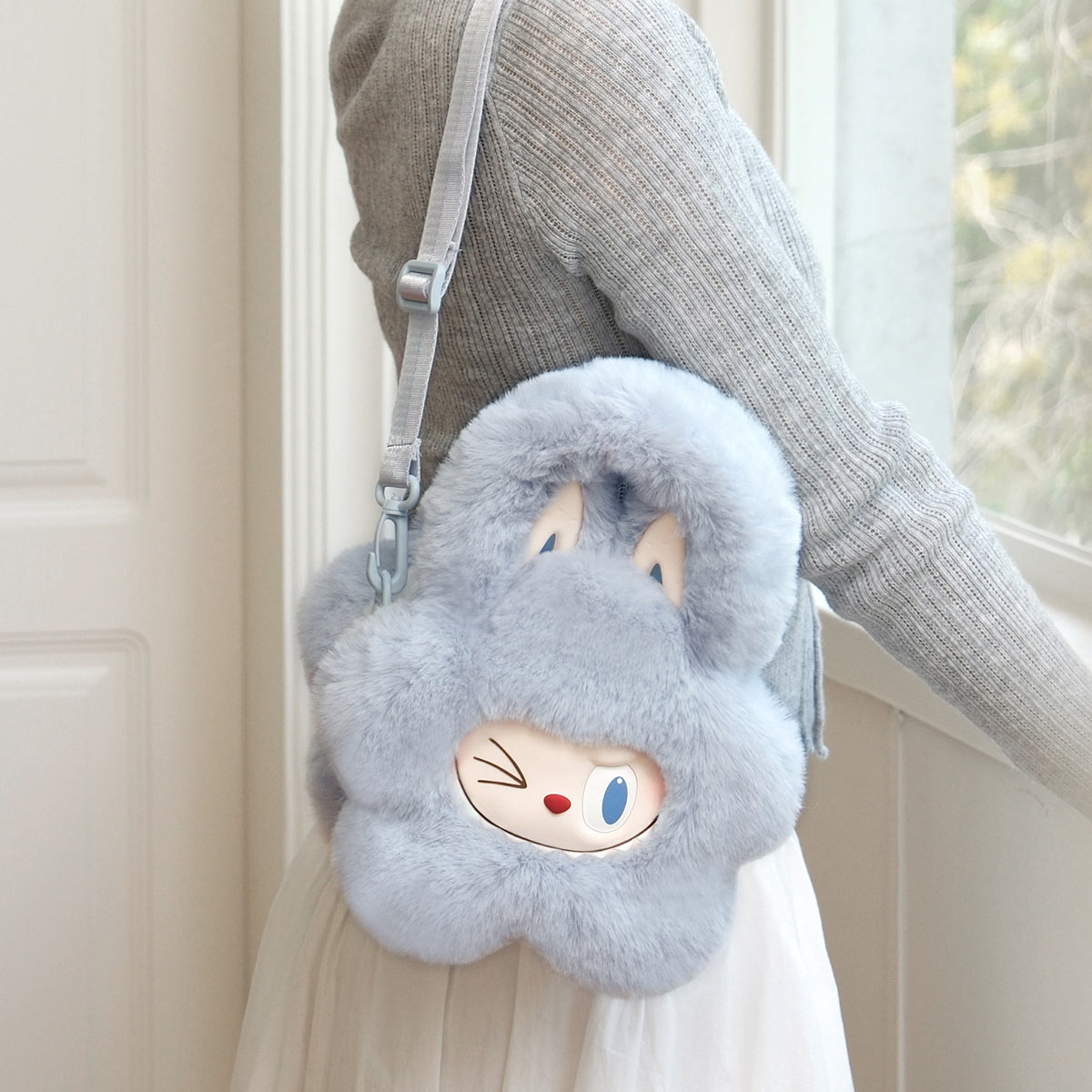 POP MART The Monsters Labubu Classic Series Plush Flower Bag - Cute Kawaii Anime Collectible Toy for Girls & Boys | Perfect for Room Decor, Birthday Gifts & Anime Cosplay Accessories