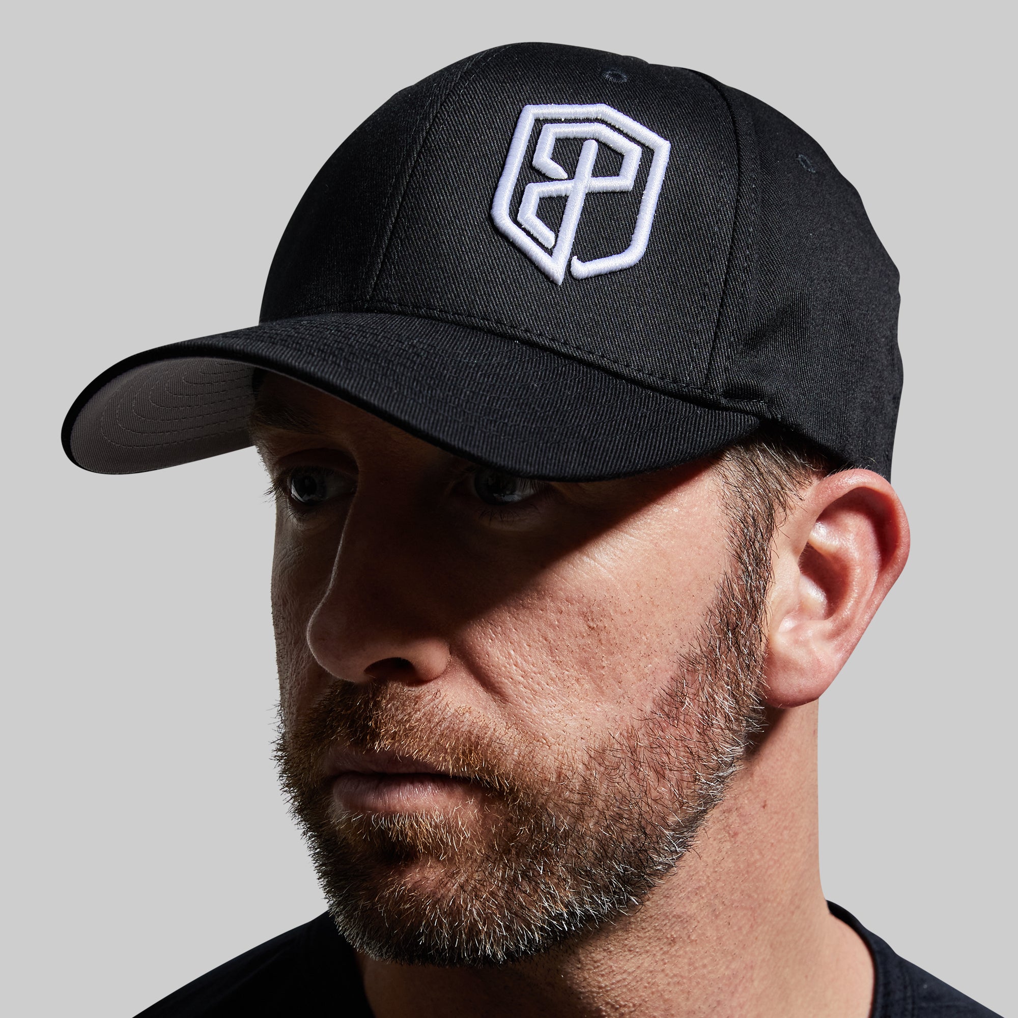Custom Logo FlexFit Hat - Black Adjustable Baseball Cap for Men & Women - Perfect for Sports, Outdoor Activities & Branding