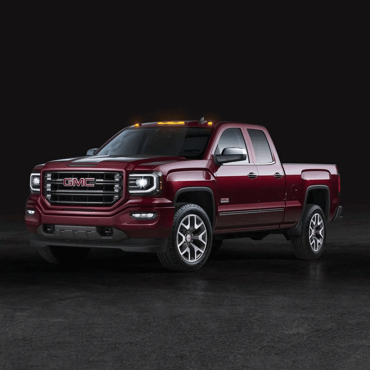 GMC & Chevy 20-25 4th Gen Heavy Duty 3-Piece Smoked Cab Roof Light Lens with RGB Multi-Color High Power LEDs - OEM Replacement for Truck Cab Lights - Perfect for Off-Roading & Night Driving