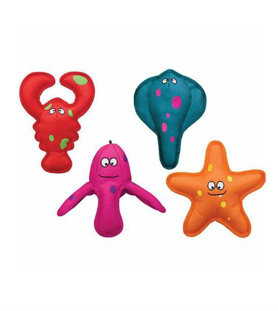 Kong Belly Flops Lobster Dog Toy - Durable Chew Toy for Large & Small Dogs - Interactive Play & Teeth Cleaning - Perfect for Indoor & Outdoor Fun