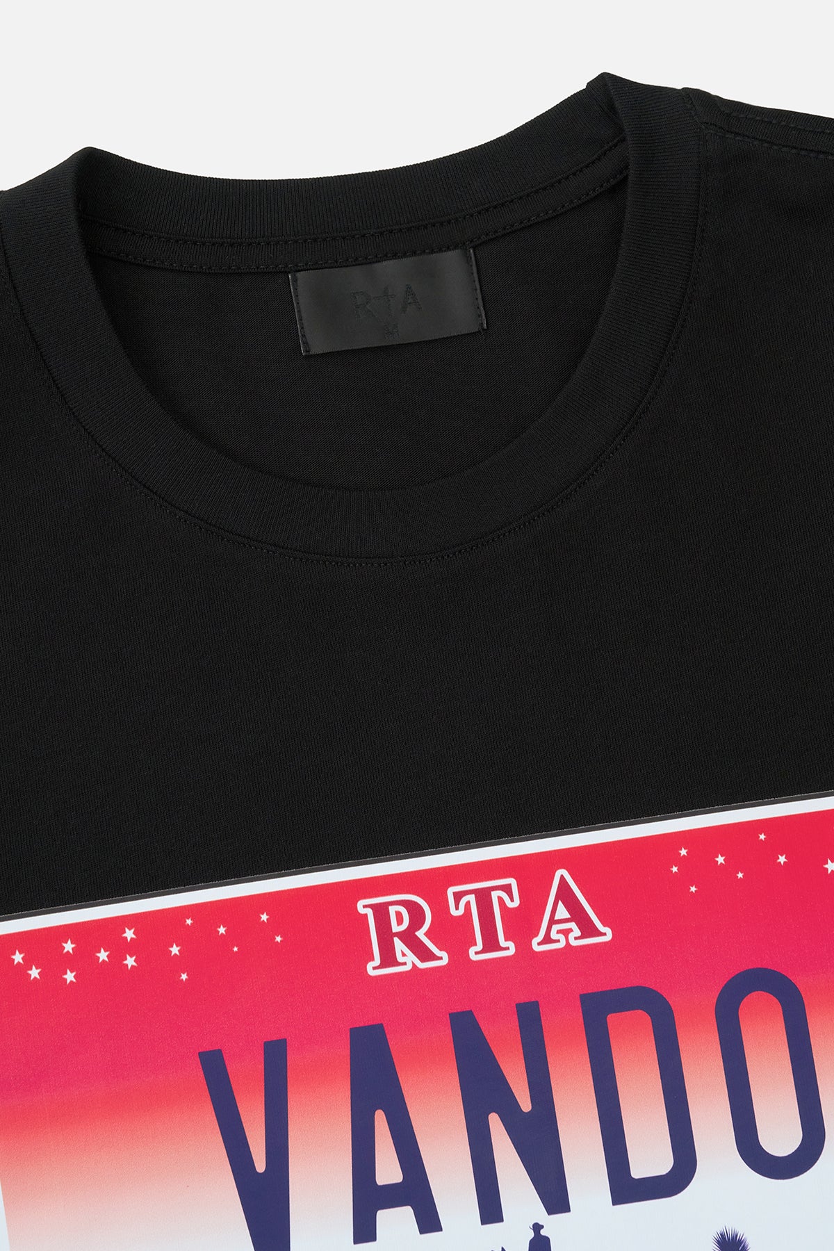 Austin Cropped Short Sleeve T-Shirt for Women | Black Graphic Tee with License Plate Design | Casual Streetwear Top for Everyday Wear & Summer Outfits