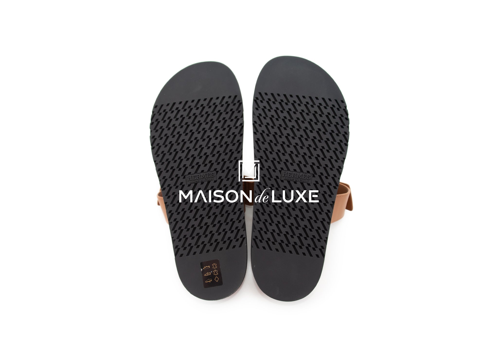 Hermes Men's Naturel Chypre Sandal Size 43 | Premium Leather Summer Sandals for Men | Perfect for Beach, Vacation & Casual Outings