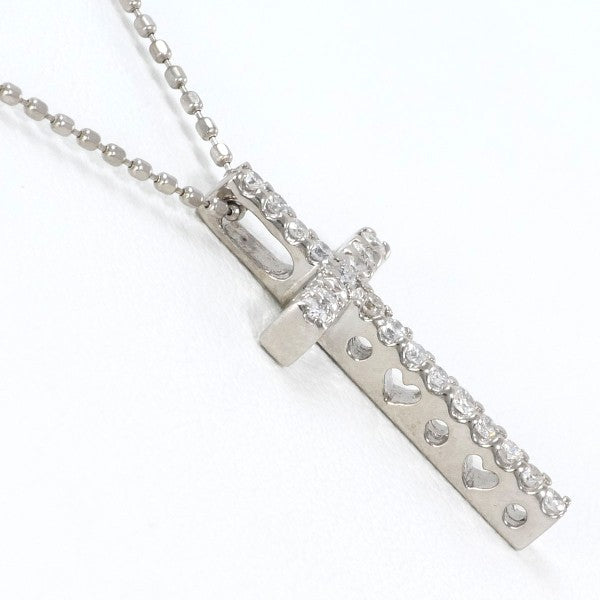 18K White Gold Diamond Necklace for Women - Elegant Dainty Pendant Jewelry Gift for Anniversary, Valentine's Day & Special Occasions