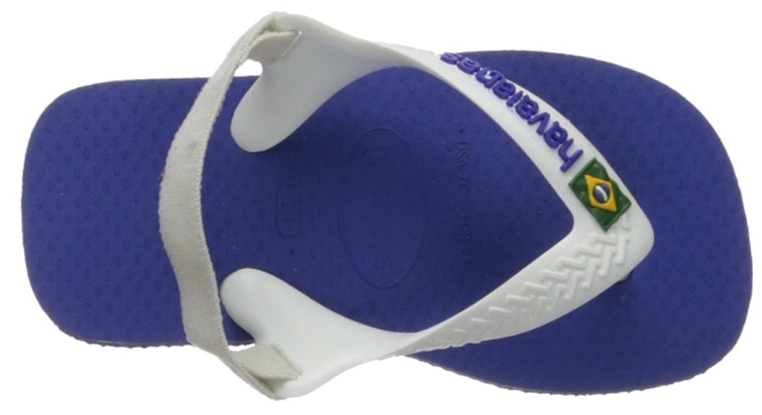 Havaianas Brazil Logo Flip Flop Sandals for Baby Boys - Comfortable Toddler Beach Shoes for Summer Play & Pool Days