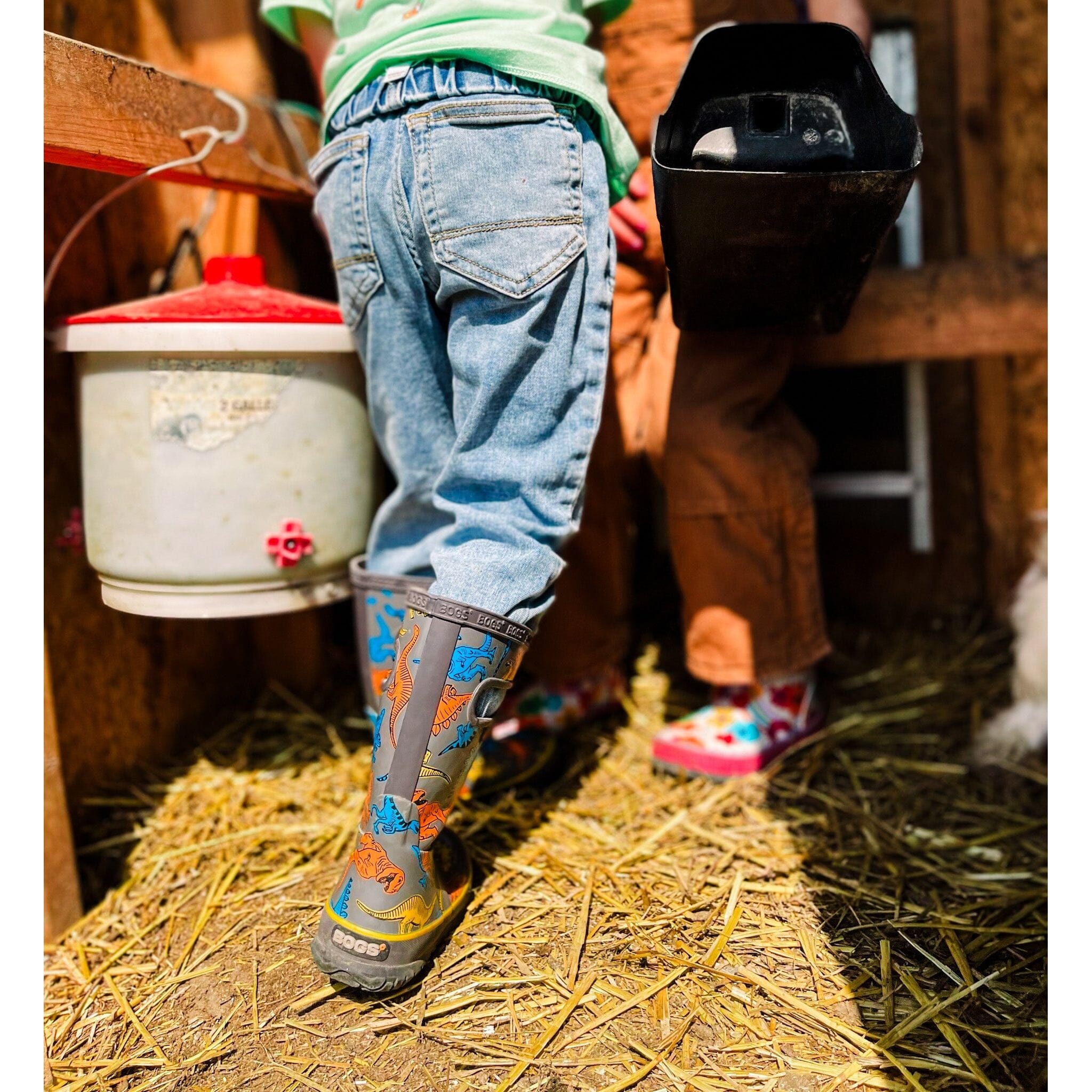 BOGS Kids' Rain Boots - Waterproof & Durable for Outdoor Play, Puddles, and Gardening - Final Sale