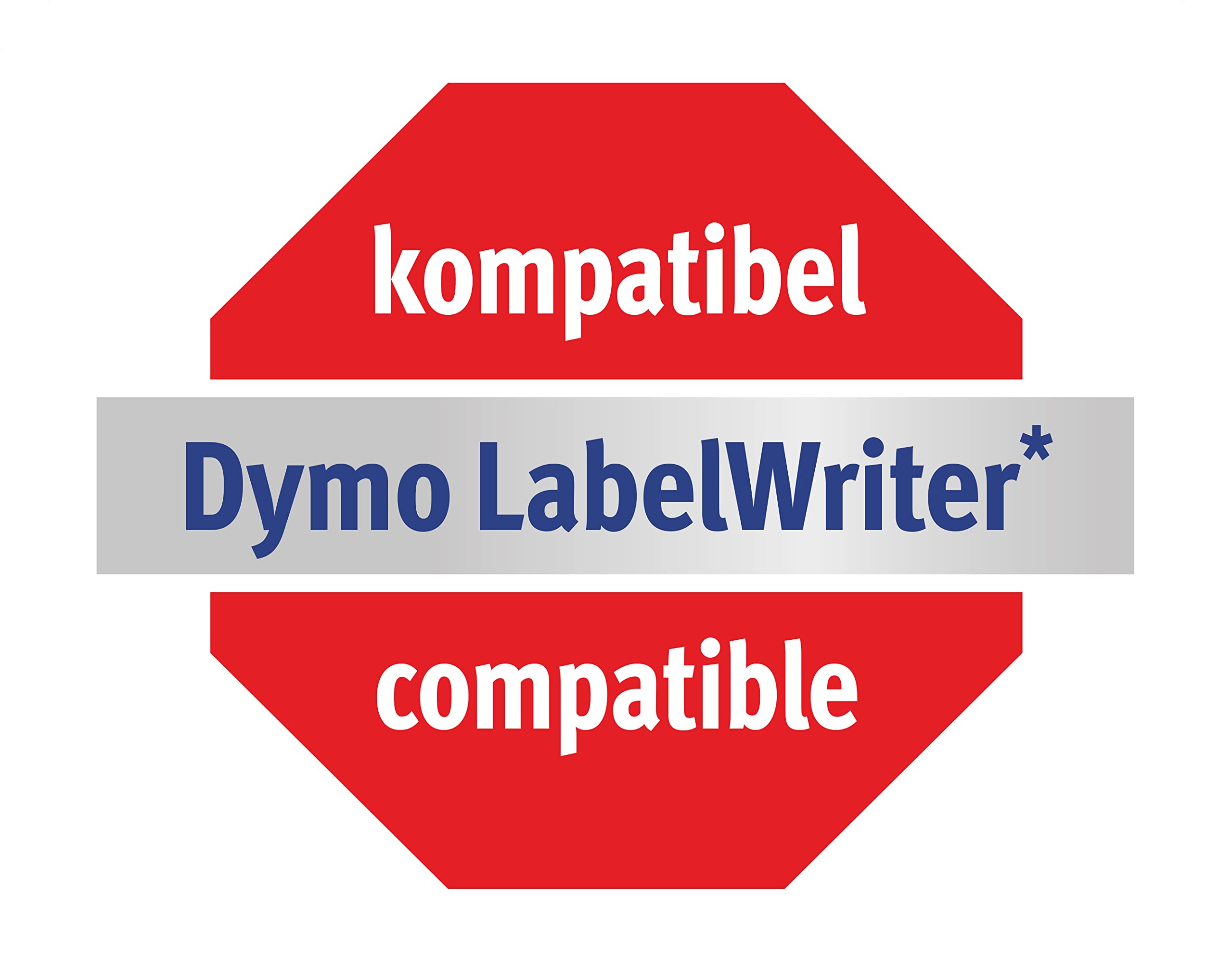 Avery Zweckform AS0722420 Self-Adhesive Shipping Labels - 2,640 Pack (54x101mm) for Dymo LabelWriter | Compatible with S0722420/99014 | 12 Rolls White | Perfect for E-commerce, Logistics & Package Labeling