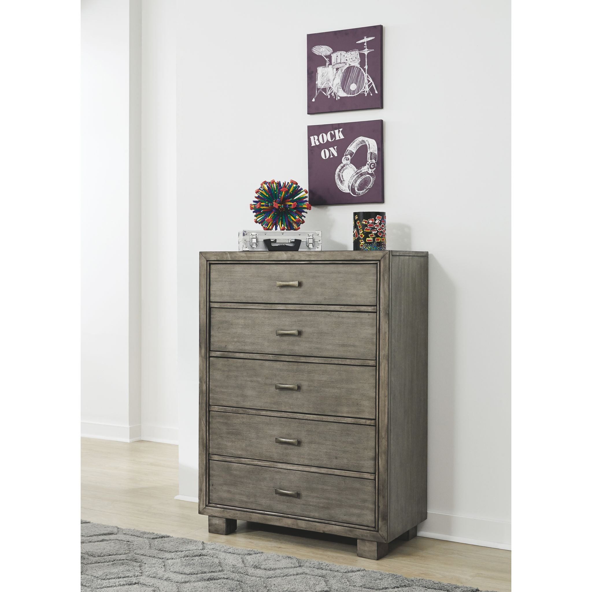 Arnett 8-Piece Full Bookcase Bedroom Set - Queen/King Size Bed, Dresser, Mirror, Nightstand - Modern Wooden Furniture for Bedroom, Living Room & Home Office