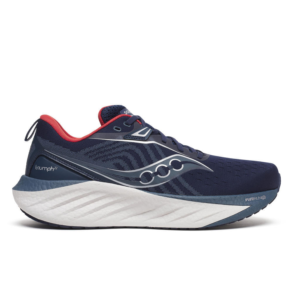 Men's Saucony Triumph 22 Running Shoes - Lightweight Cushioned for Long Distance & Marathon Training - Perfect for Road Running, Jogging, and Gym Workouts