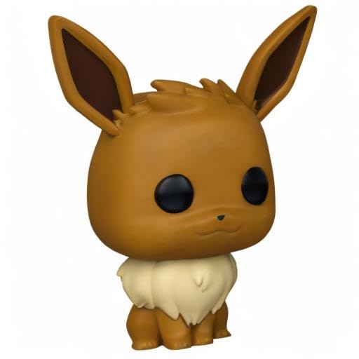 Funko Pop! Games: Pokemon Eevee Vinyl Figure - Collectible Toy for Pokemon Fans, Perfect for Display, Gifts, and Gaming Room Decor