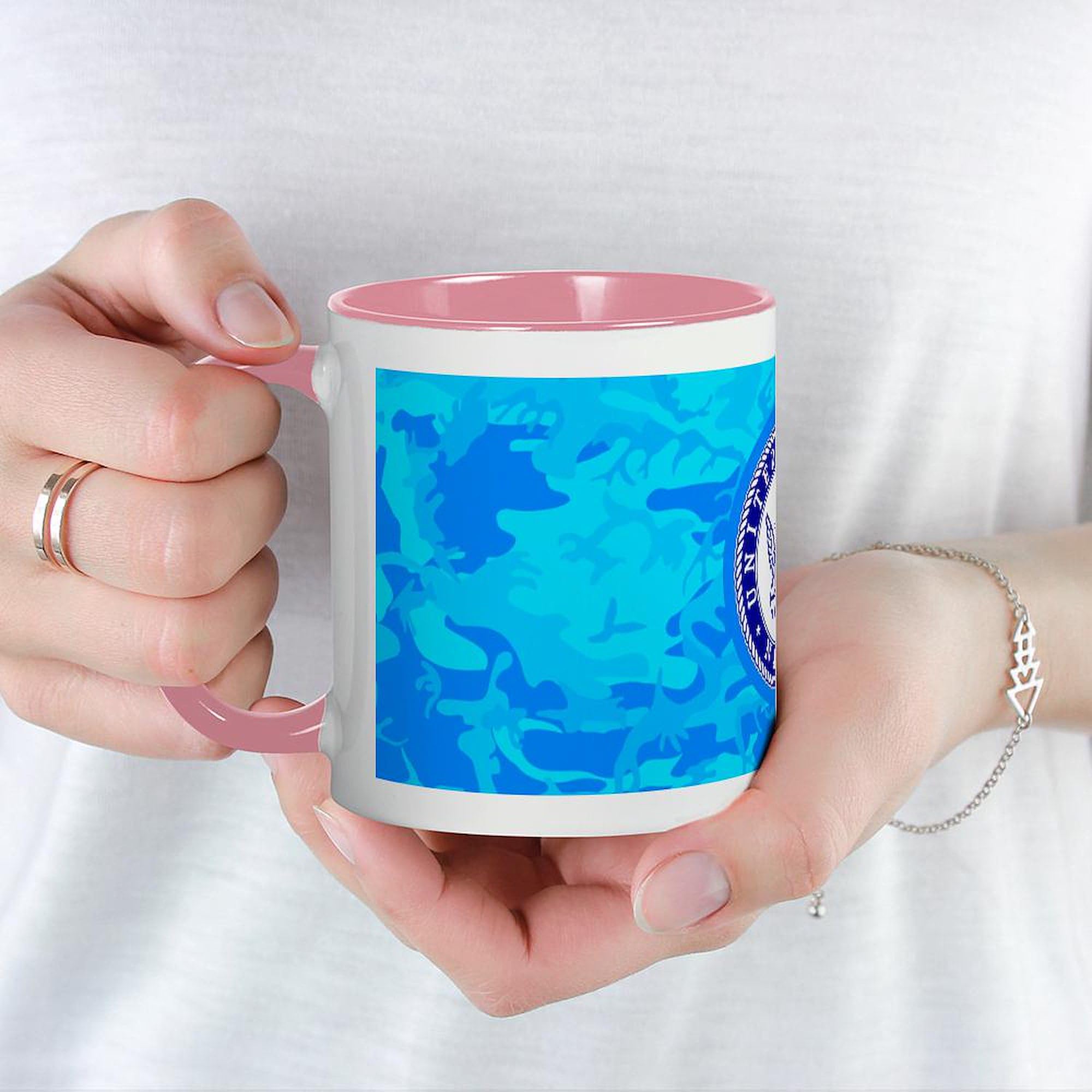 US Navy 11 oz (325 ml) Ceramic Coffee Mug - Patriotic Military Gift for Veterans, Navy Lovers - Perfect for Home, Office & Military Appreciation Events