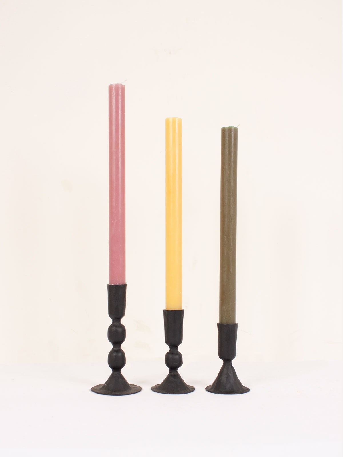 Elegant Black Candle Holder - Austen Style Home Decor for Dining Table, Wedding Centerpiece & Romantic Ambiance