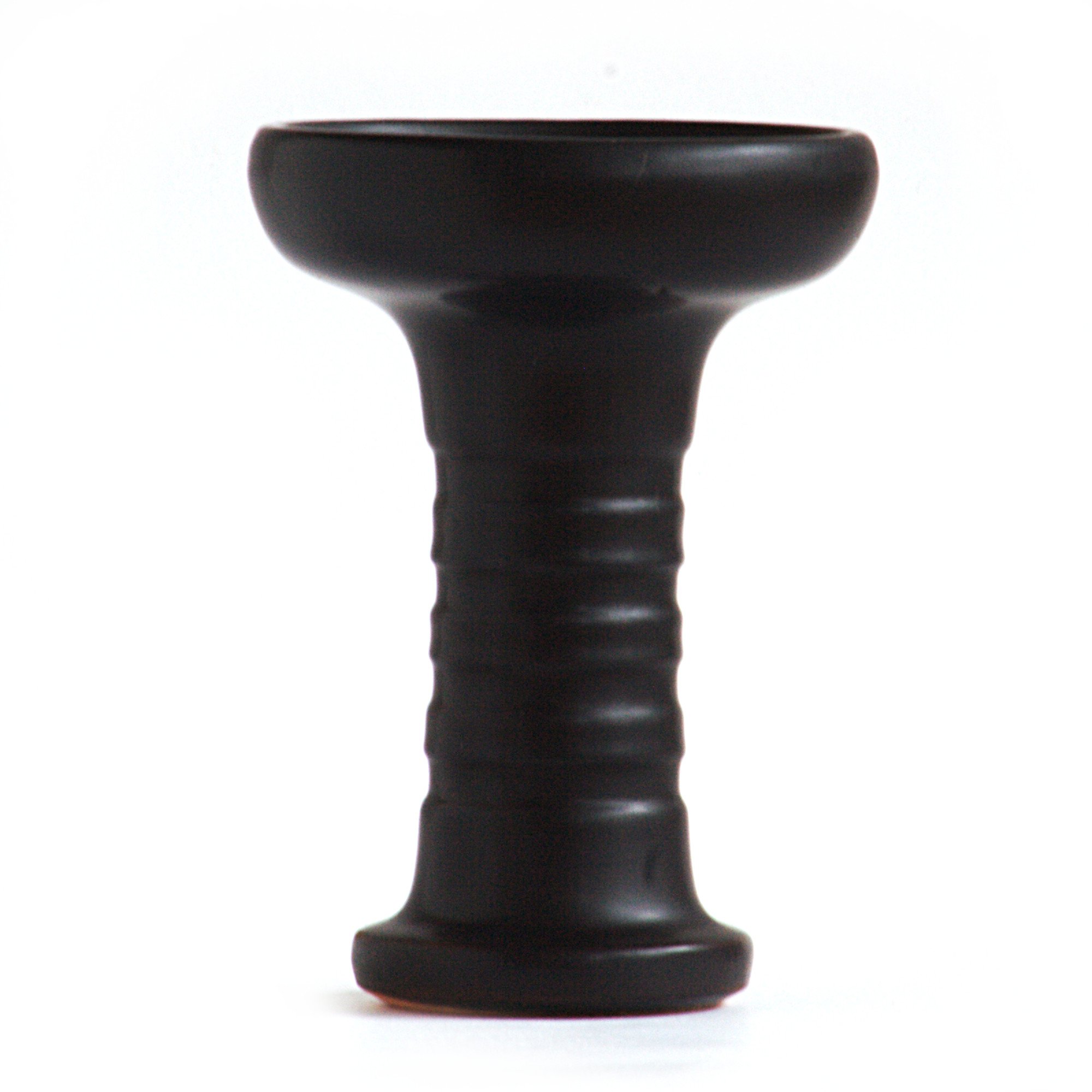 Premium MOB Funnel Clay Hookah Bowl - Black - Durable & Heat Resistant for Smooth Smoking Sessions - Perfect for Home Use, Parties & Hookah Lounges