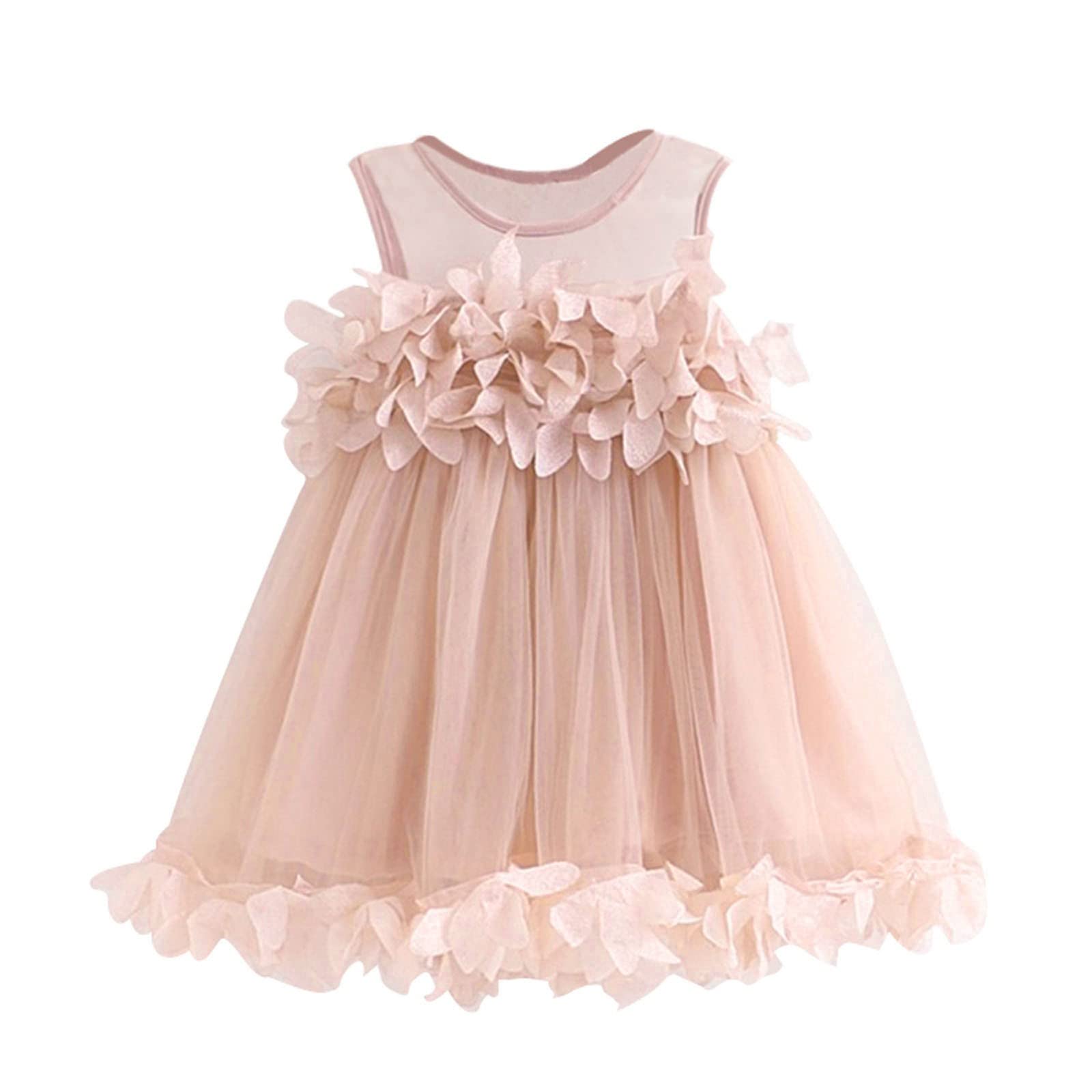 **Toddler Girls Sleeveless Tulle Patchwork Princess Dress - Blue Summer Casual Outfit for Birthday Party, Photo Shoot & Special Occasions**