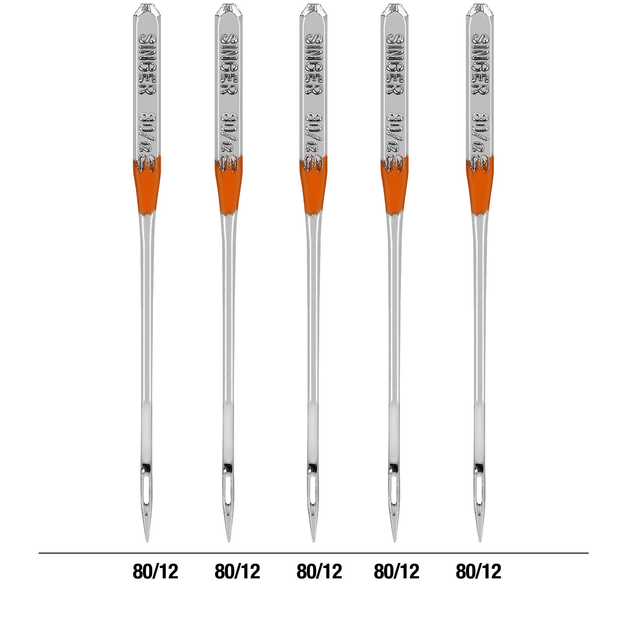 SINGER 80/11 Universal Machine Quilting Needles - Heavy Duty Sewing Needles for Quilting, Denim & Thick Fabrics - Perfect for Home Sewing, Crafting & DIY Projects