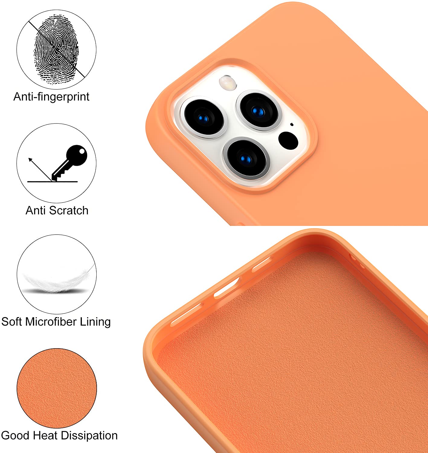 Premium Ultra Slim Shockproof Silicone Case for iPhone 13 Pro Max (6.7