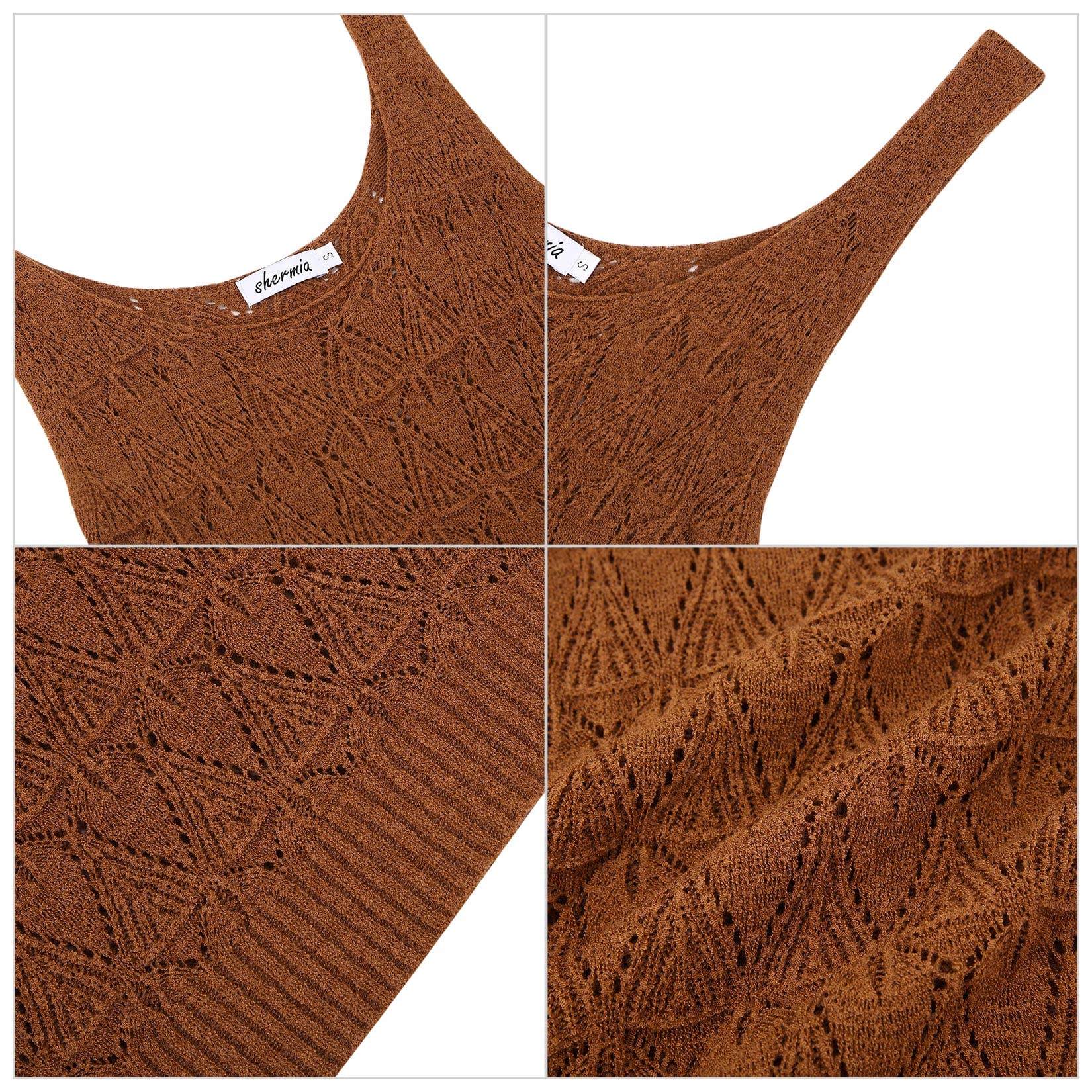 Women's Sleeveless Knit Tank Tops - Summer Casual Cami Shirts & Sweater Vests for Layering, Workout, or Beach Wear
