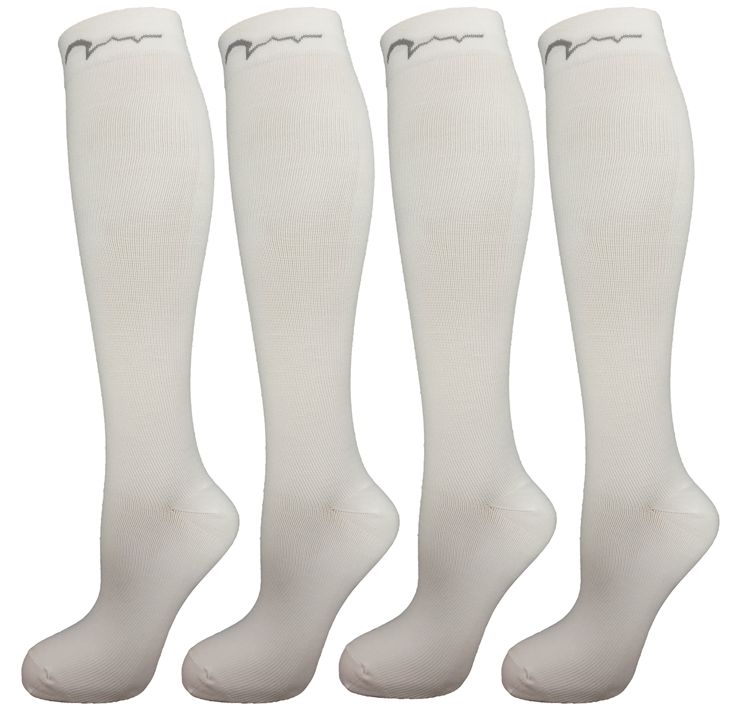 Youth Maximum Performance Graduated Compression Socks for MTB, Football, Basketball, Running - Improve Circulation & Reduce Fatigue for Athletes & Active Lifestyles
