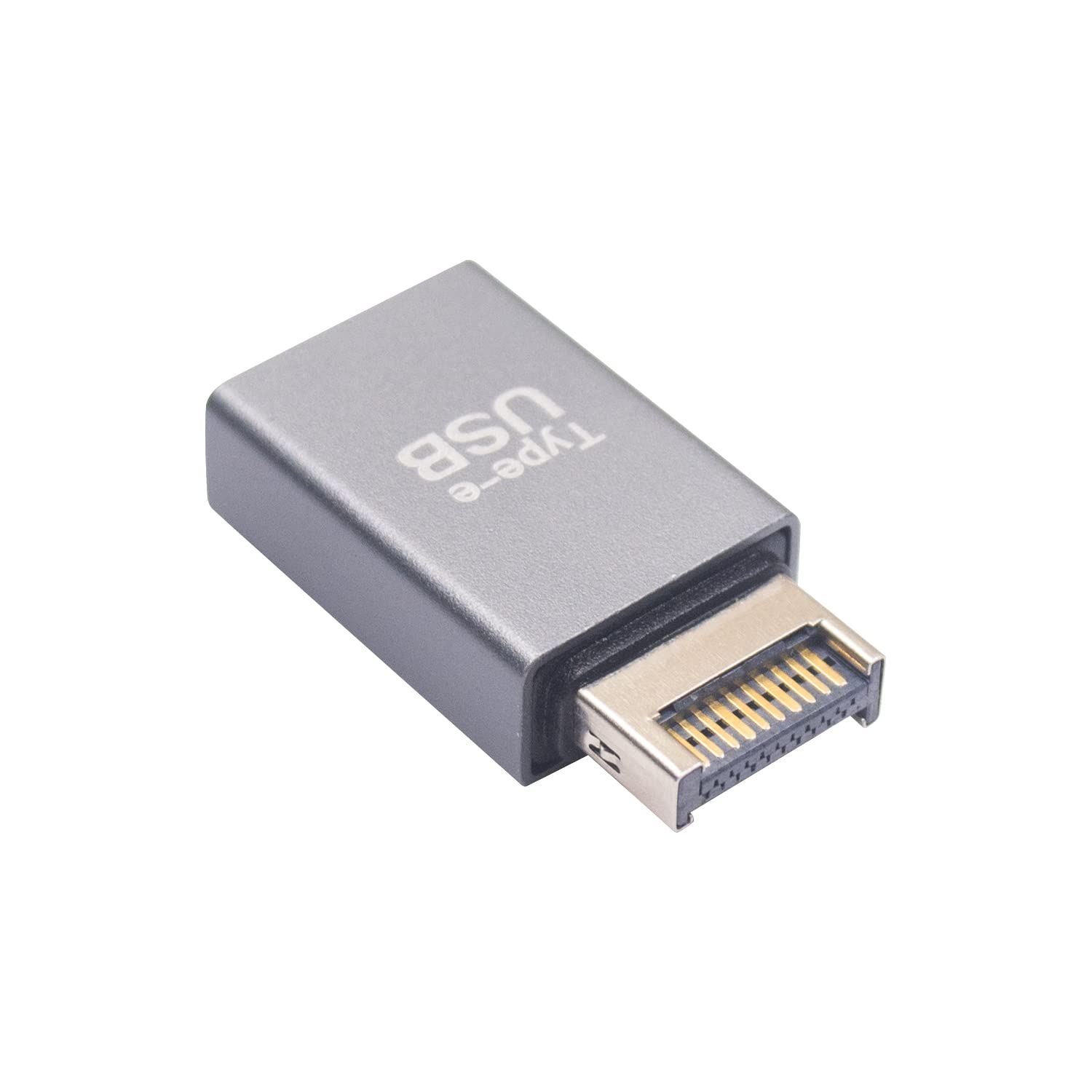 Duttek USB 3.1 Type-E Male to USB 3.0 Female Motherboard Adapter - 10Gbps High Speed Internal Converter (1 Pack) - Perfect for PC Builds, Motherboard Upgrades & Computer Hardware Expansion