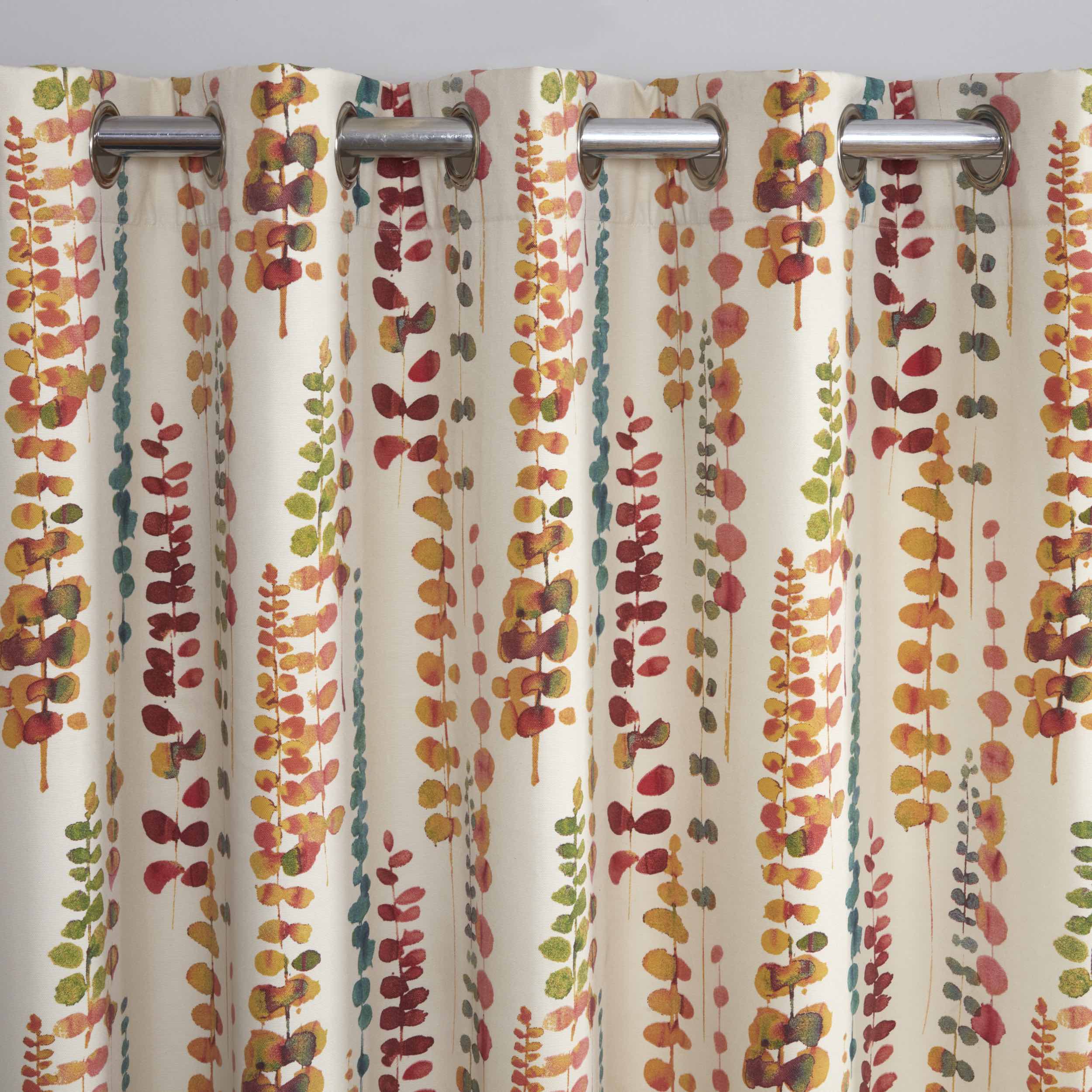 Sundour Santa Maria Eyelet Curtains - Blackout Window Drapes for Living Room & Bedroom - Thermal Insulated Grommet Curtain Panels - Rumba Style Home Decor