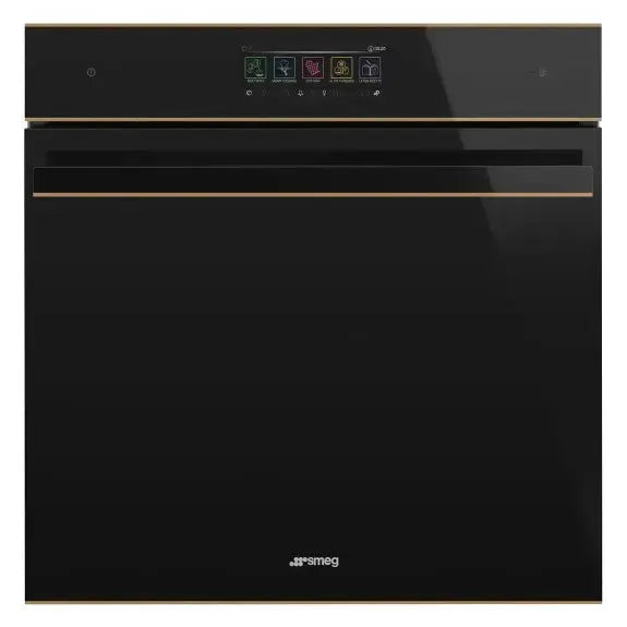 Smeg 60cm Dolce Stil Novo Omnichef Built-In Oven with SmegConnect Smart Technology & Copper Trim - Perfect for Modern Kitchens, Baking & Gourmet Cooking