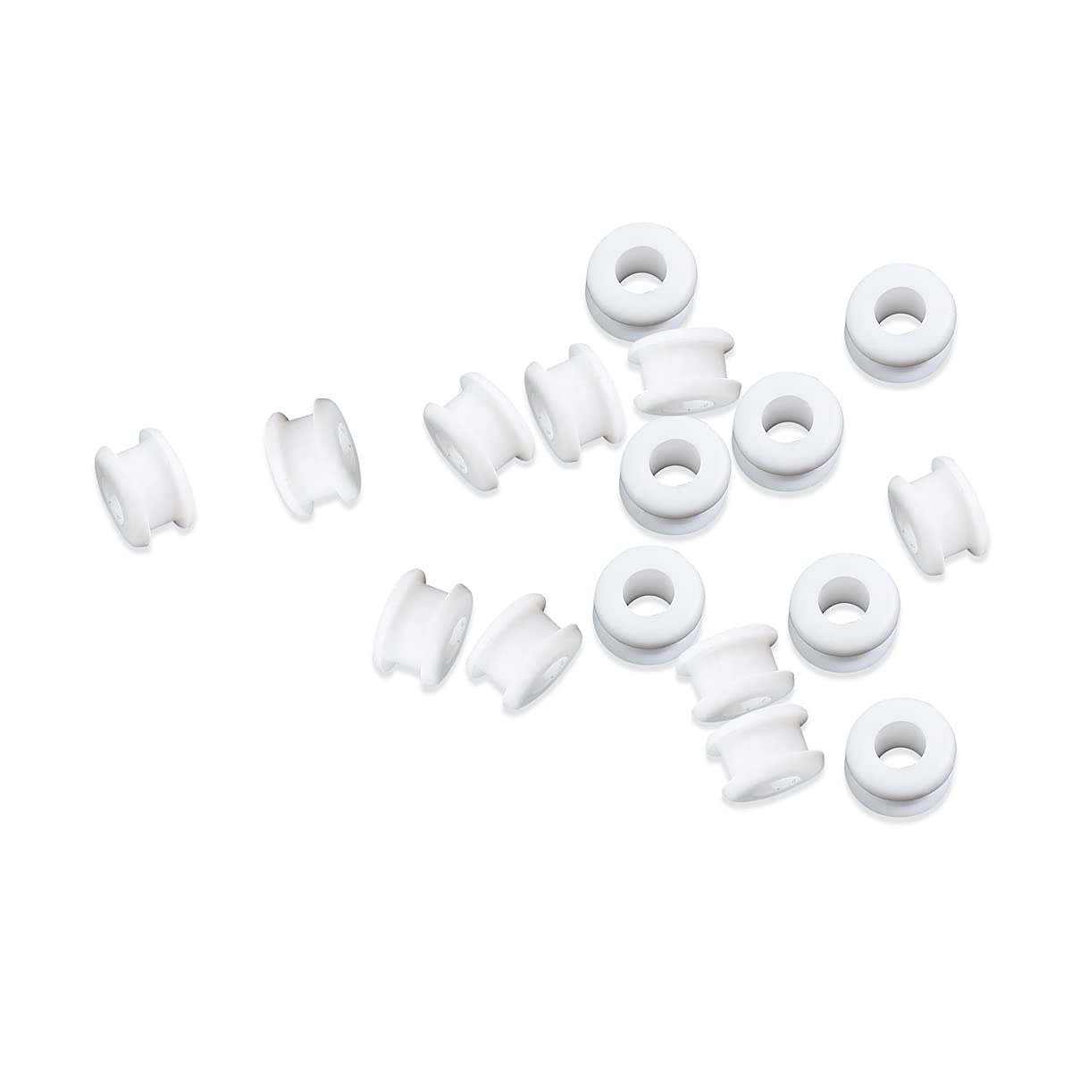 18PCS White Rubber Grommets - Compatible with Hunter Vintage Discontinued Ceiling Fans - Ceiling Fan Replacement Parts - Perfect for DIY Repair & Fan Maintenance