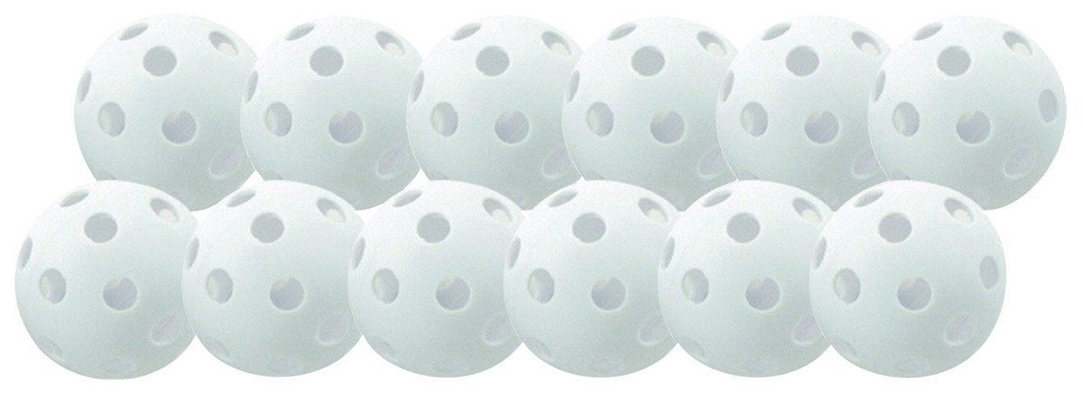 Champion Sports Plastic Softball - Official Size & Weight for Training & Games | Perfect for Softball Practice, Tournaments & Backyard Fun