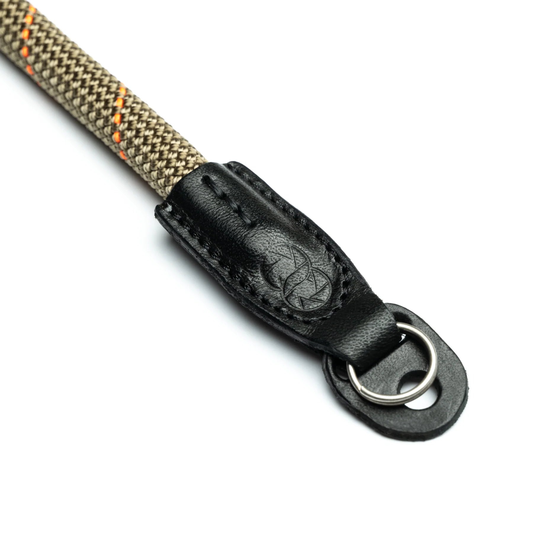 Cooph Rope Camera Strap with Split Ring - 45.3 Inch (115cm) Adjustable Neck Strap for DSLR, Mirrorless Cameras - Durable & Comfortable Orange Sagebrush Design - Perfect for Travel, Hiking & Photography Enthusiasts