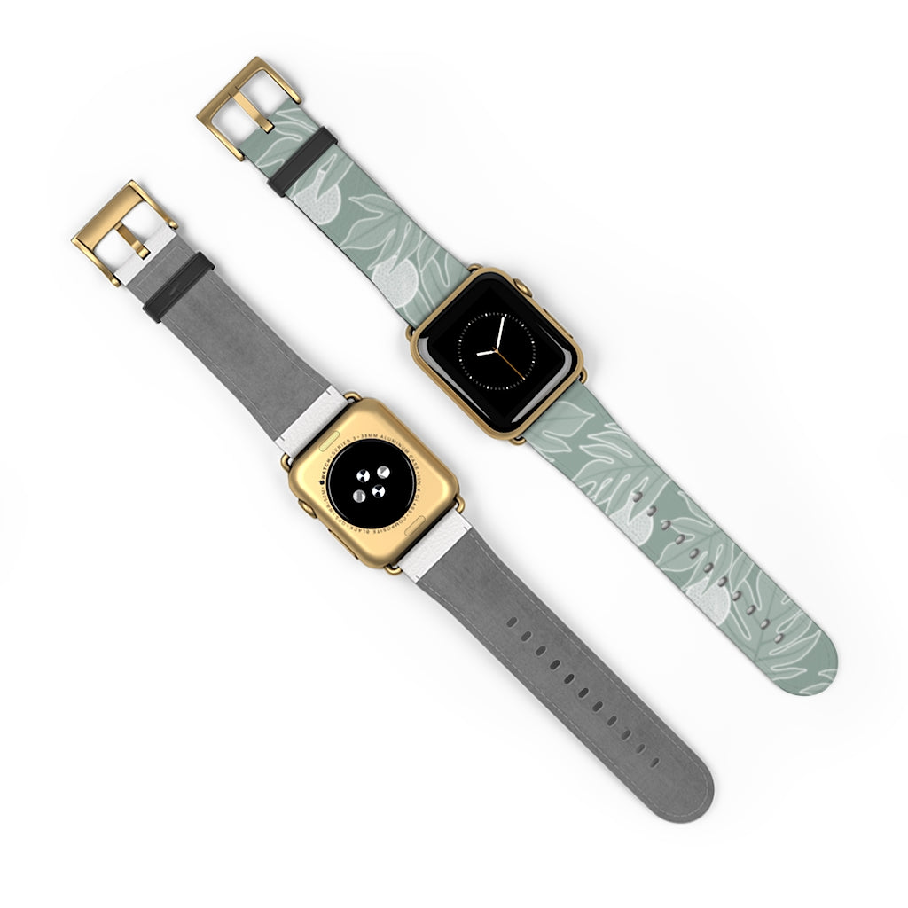 Premium Genuine Leather Ulu Apple Watch Band - Adjustable Strap for Apple Watch Series 9/8/7/6/SE/5/4/3 - Perfect for Workouts, Outdoor Adventures & Everyday Wear